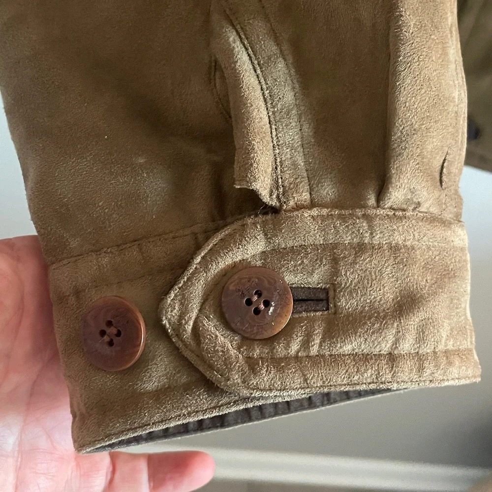Rainforest Men’s Suede Leather Barn‎ Coat Size XL